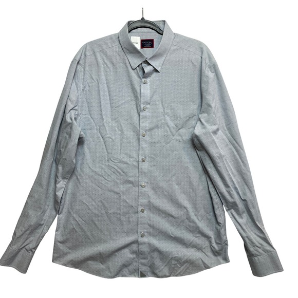 UNTUCKit Other - UNTUCKit Shirt Mens XL Tall Grey Tresor Wrinkle Free Dotted 41127 Button Down